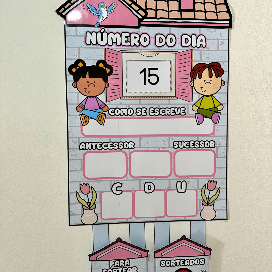 Cartaz Número do Dia