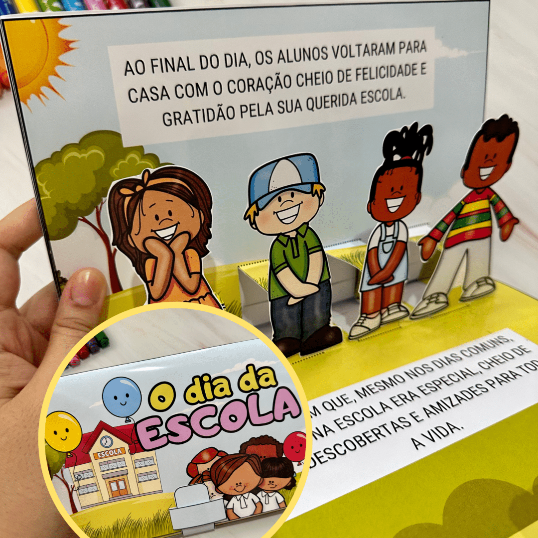 Livro 3D Dia da Escola