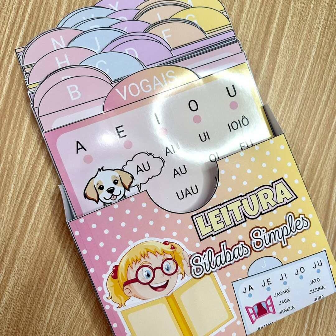 Fichas de Leitura Sílabas Simples