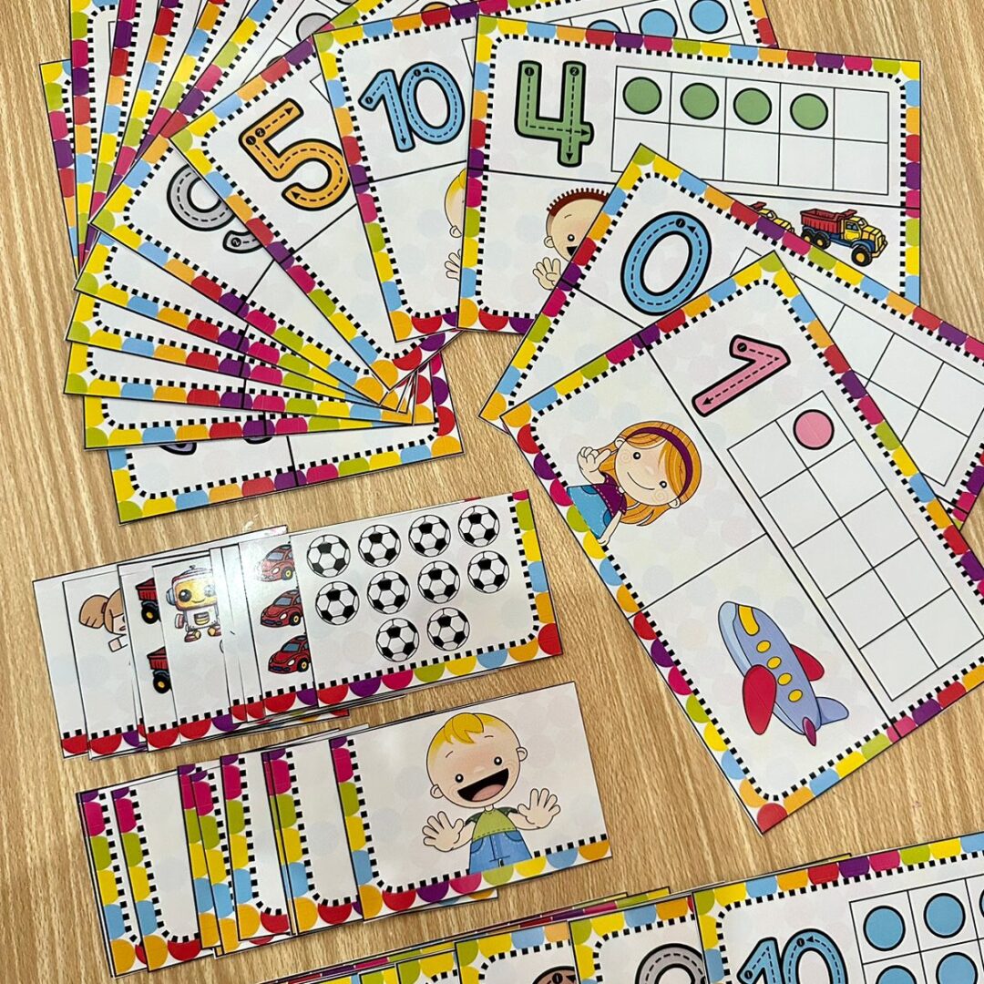 Quebra cabeça das quantidades