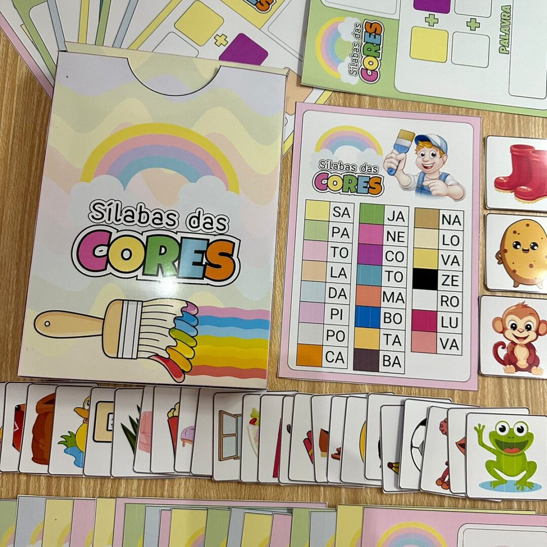 ✨ 🎨 Recurso Educativo: Sílabas das Cores ✨