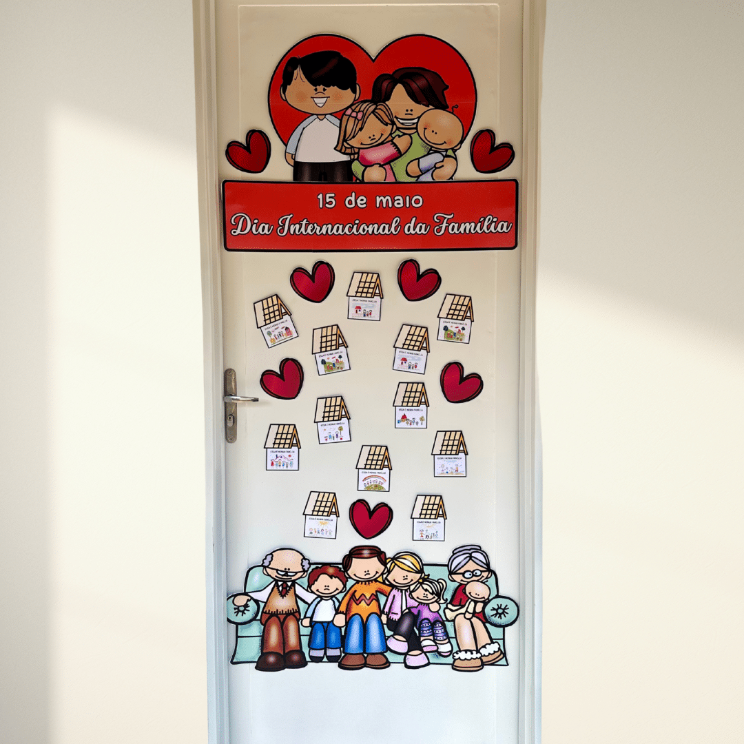 Decoração de Porta: Dia Internacional da Família