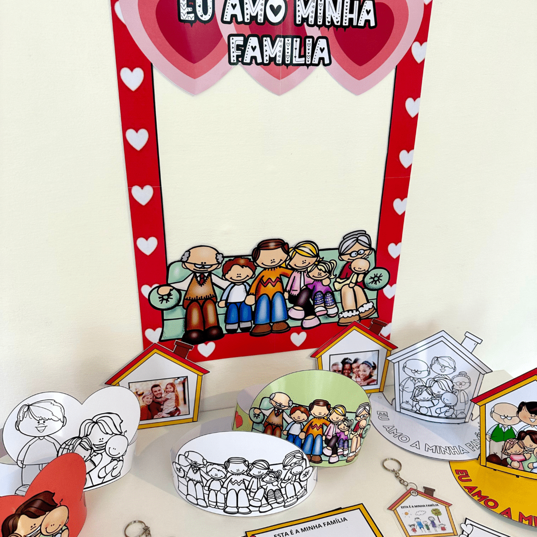 Kit Dia da Família: Lembrancinhas e Moldura para Foto