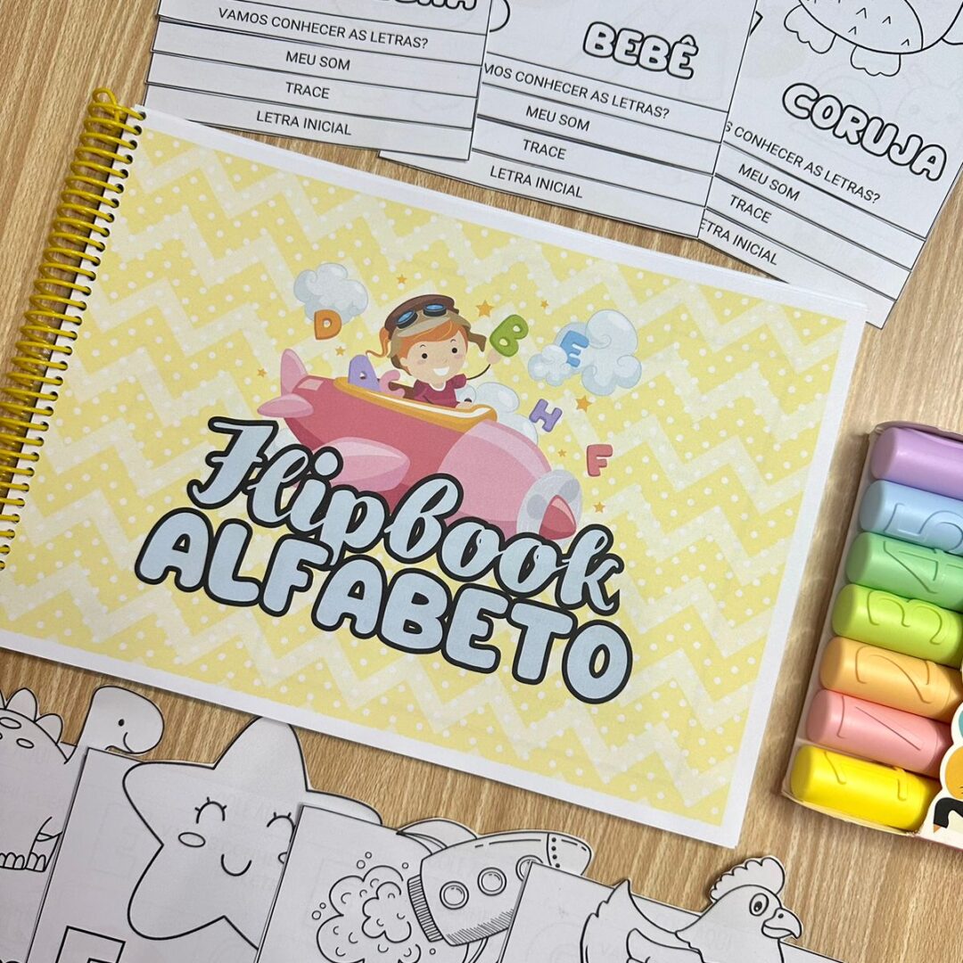 Flipbook do Alfabeto: Atividades para Colorir