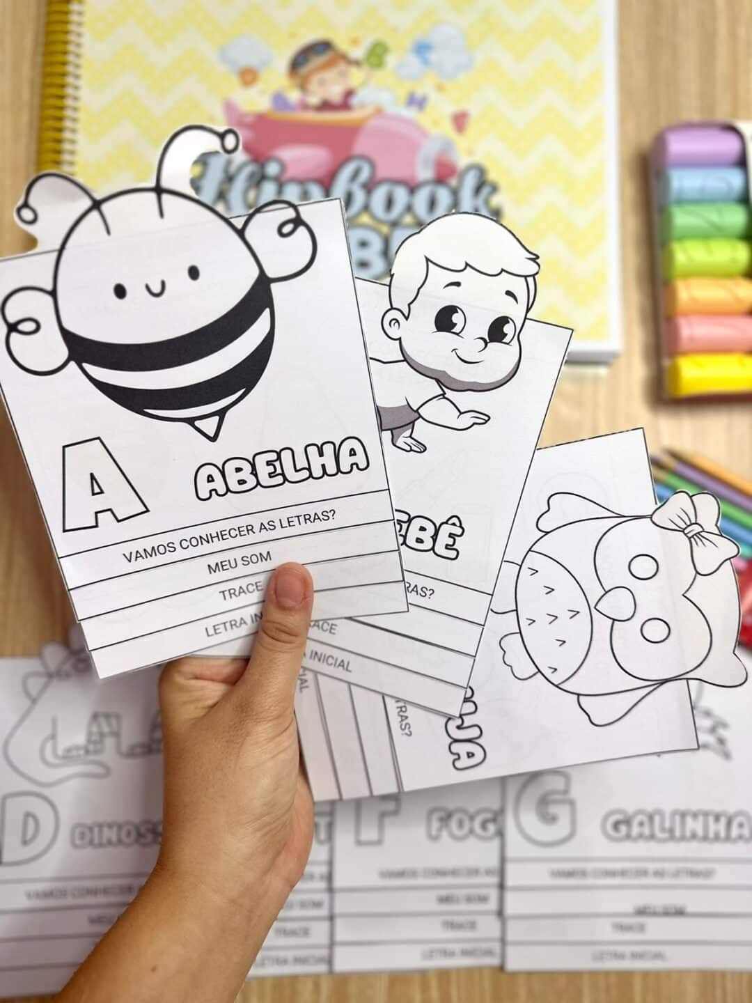 Flipbook do Alfabeto: Atividades para Colorir - Imagem 4