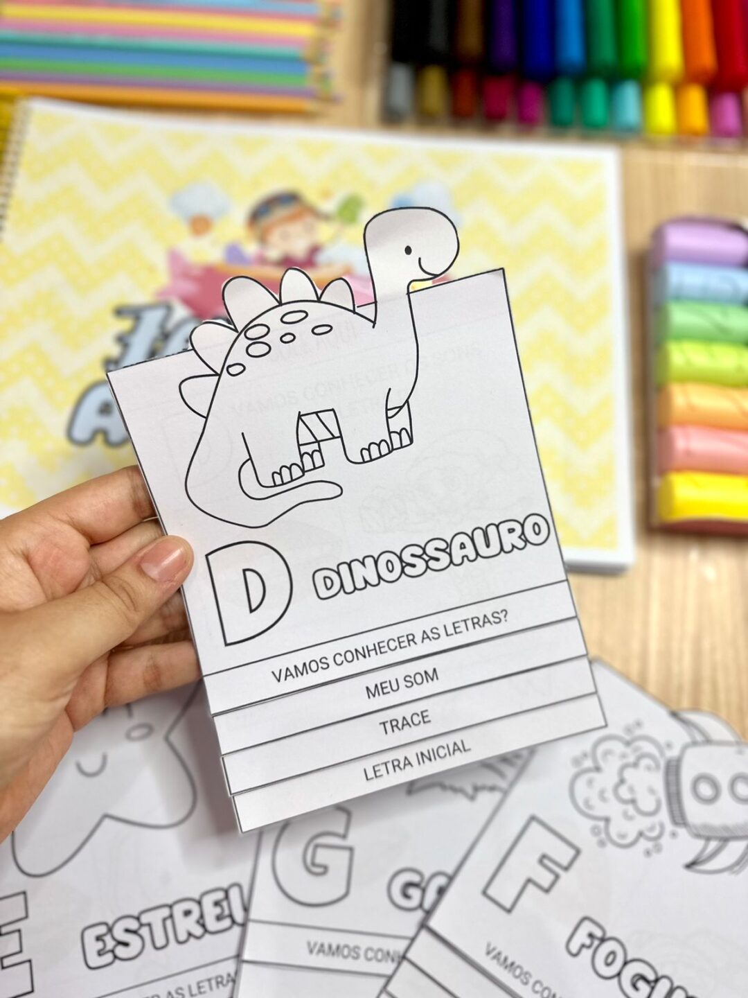 Flipbook do Alfabeto: Atividades para Colorir - Imagem 6