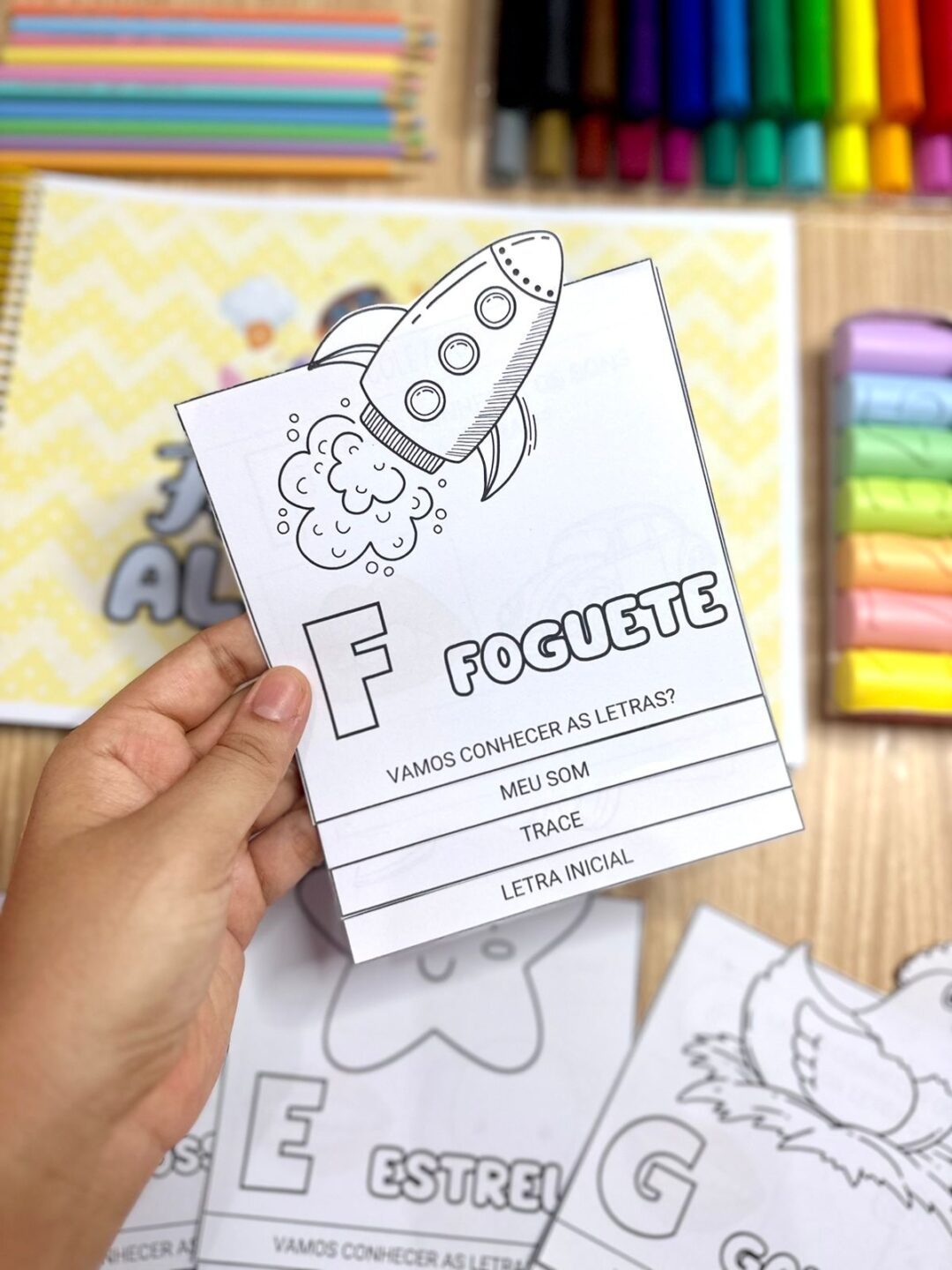 Flipbook do Alfabeto: Atividades para Colorir - Imagem 7