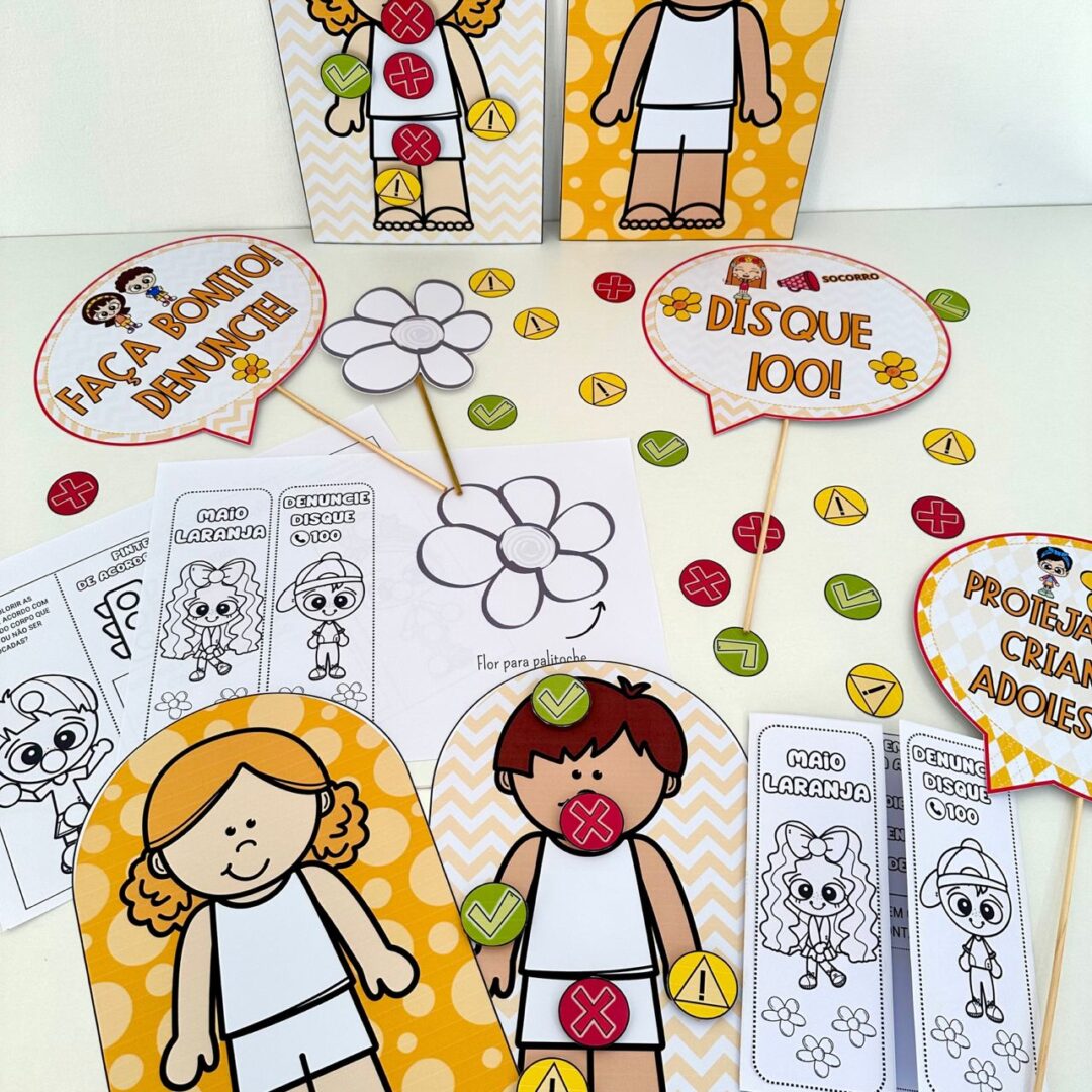 Kit Maio Laranja - Educação Infantil