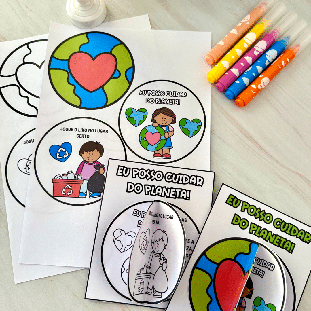 Livrinho “Eu posso cuidar do Planeta”