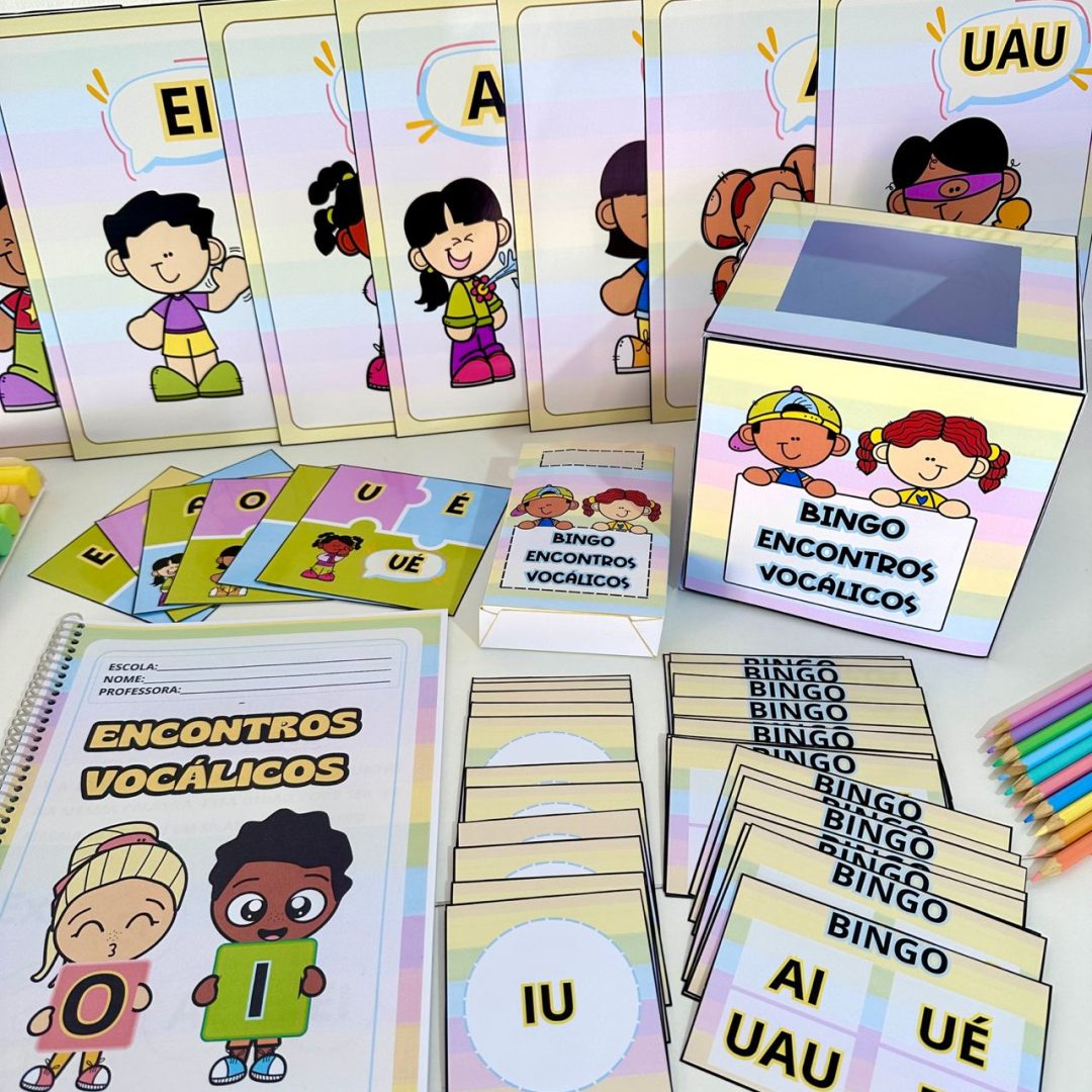 Kit Encontros Vocálicos – Atividades de Alfabetização (PDF para Imprimir)