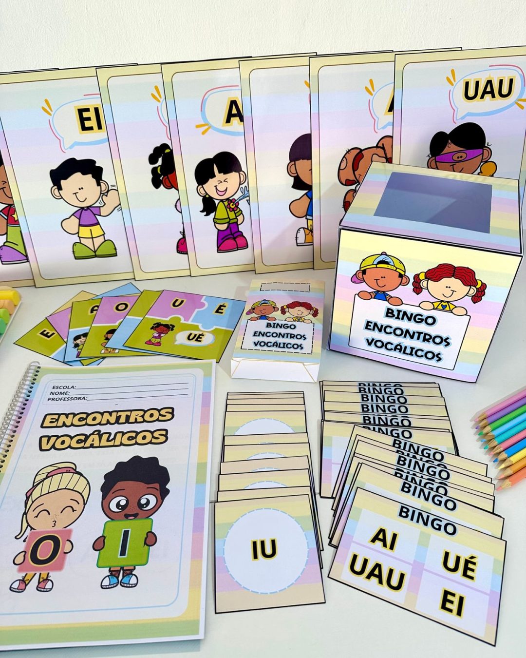 Kit Encontros Vocálicos – Atividades de Alfabetização – Loja ...