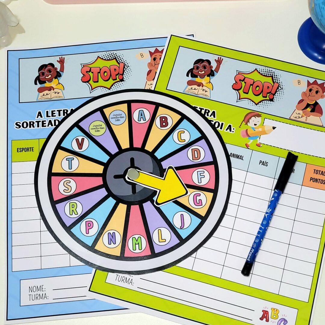 🎲 Stop das Letras – Jogo Educativo de Leitura e Escrita!