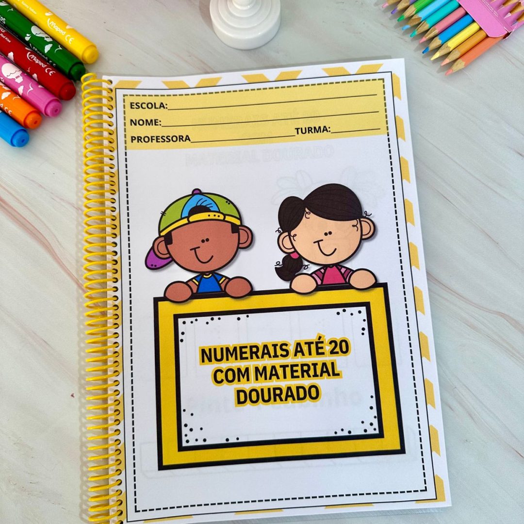 Apostila de Atividades de Numerais 1 a 20 em PDF – Educação Infantil