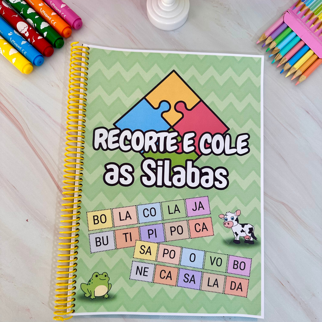 ✂️ Recorte e Cole as Sílabas