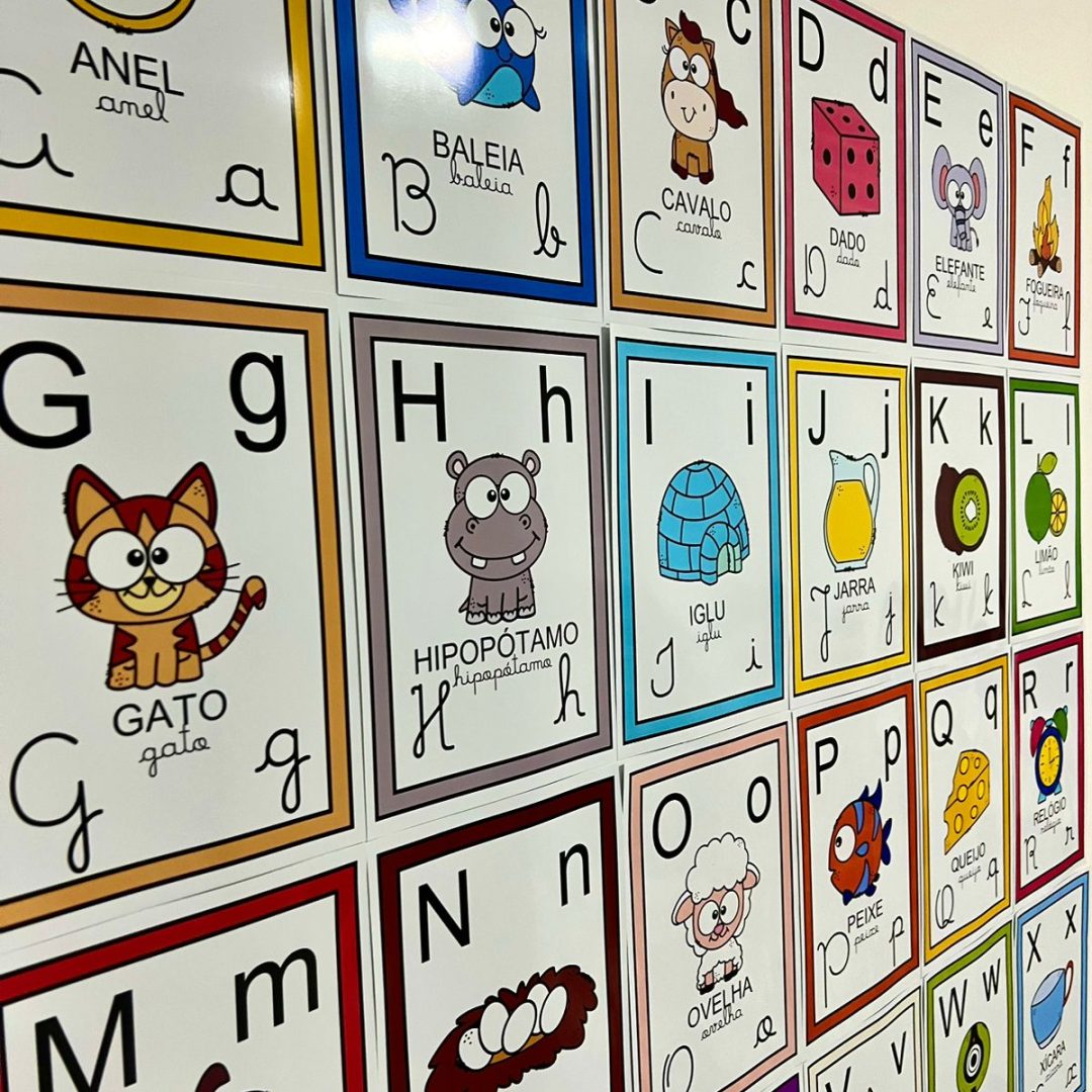 📚 Alfabeto de Parede Incrível! 🖍️