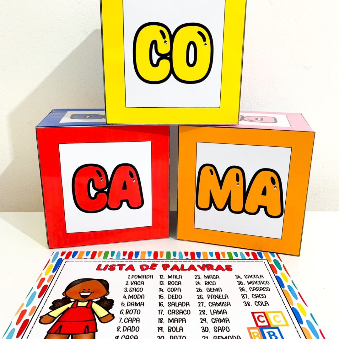🎲 Kit Dado das Sílabas 🎲