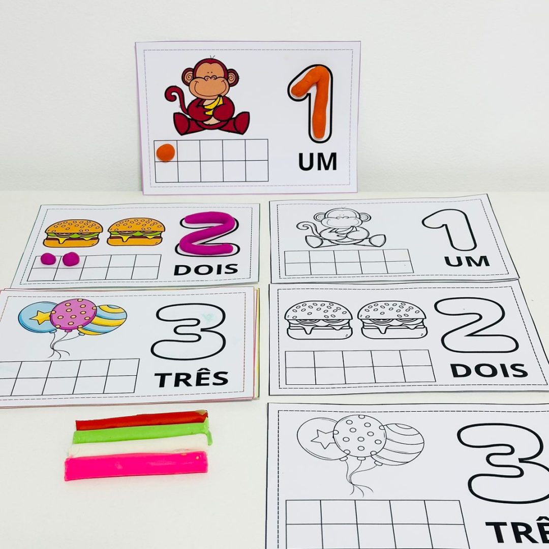 Números com  Massinha