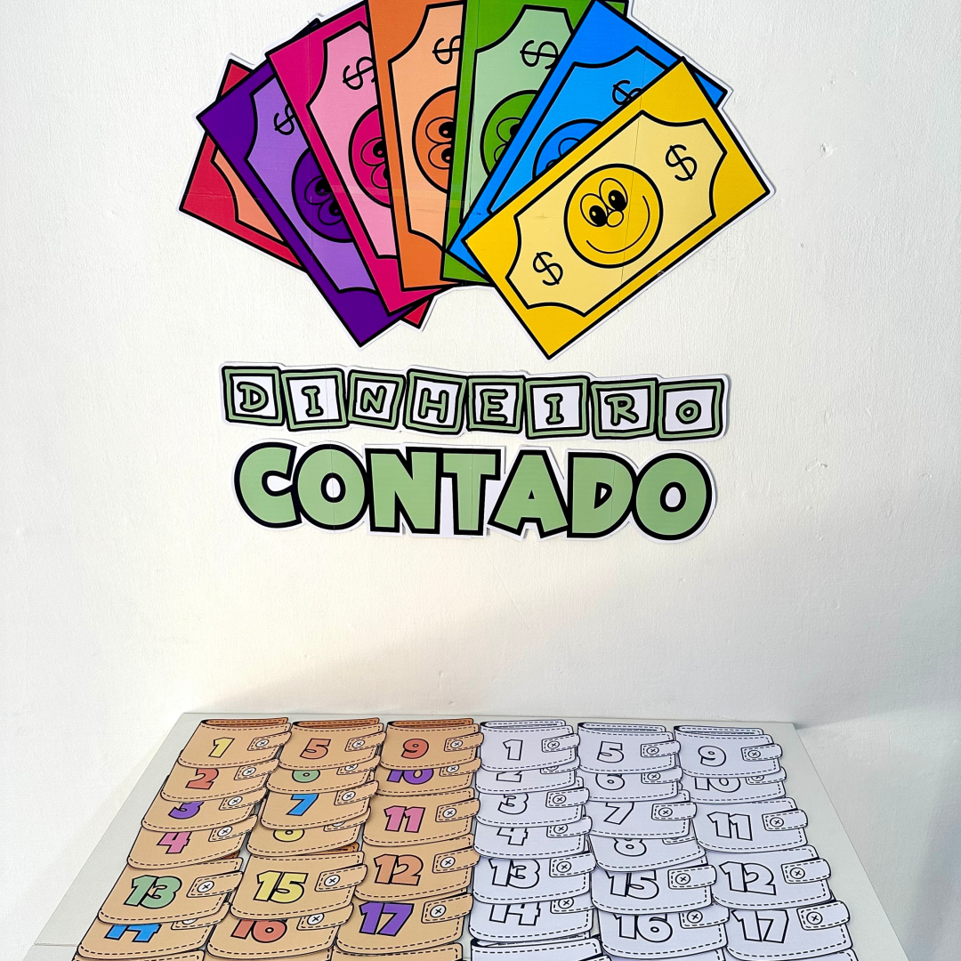 💵🔢 Kit Dinheiro Contado