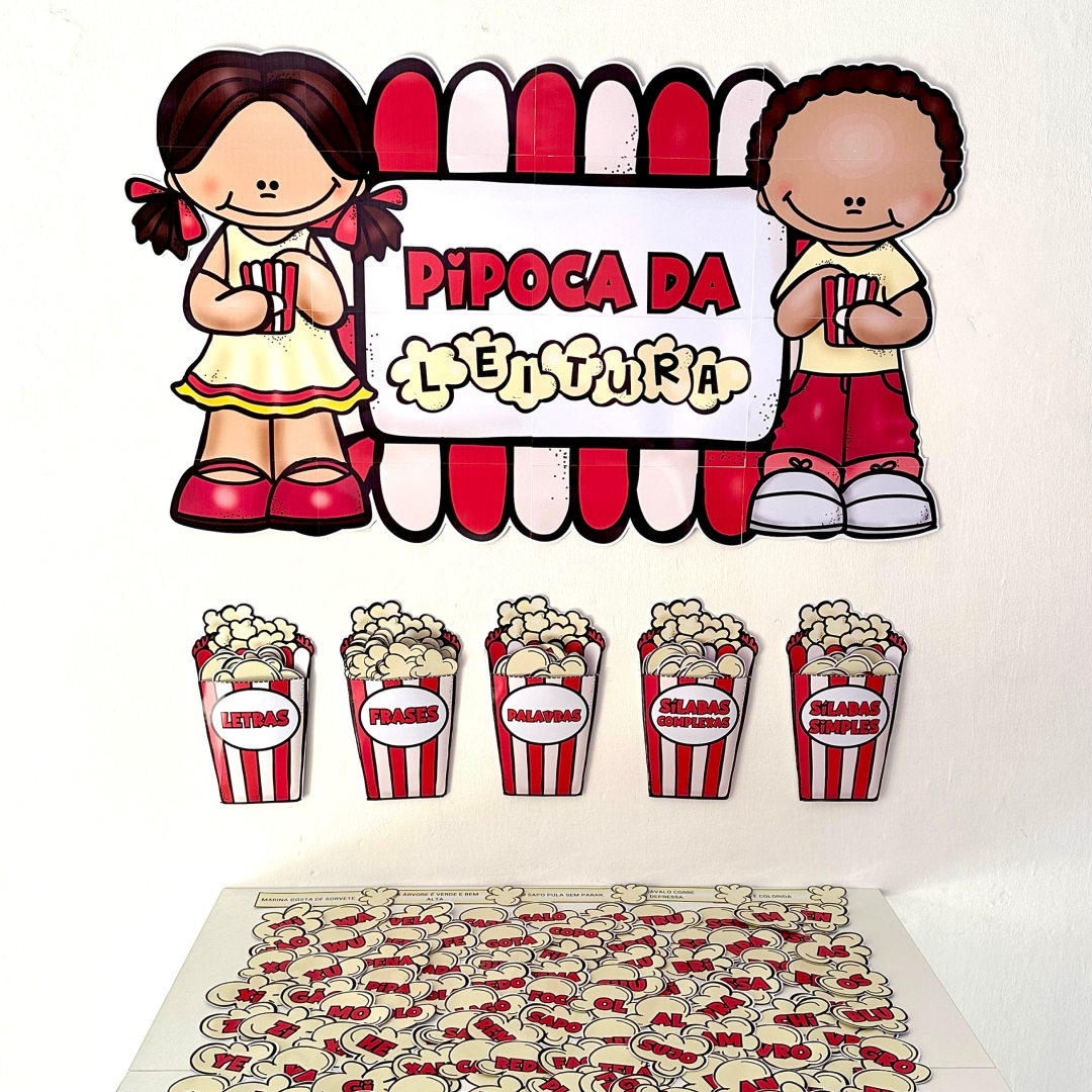 🍿📖 Kit Pipoca da Leitura