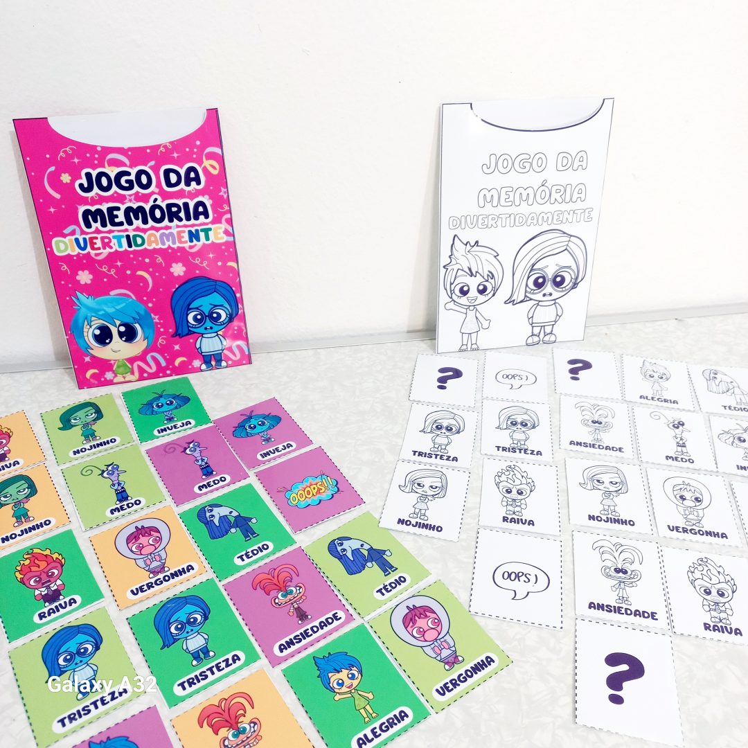 Jogo da Memória Divertida Mente