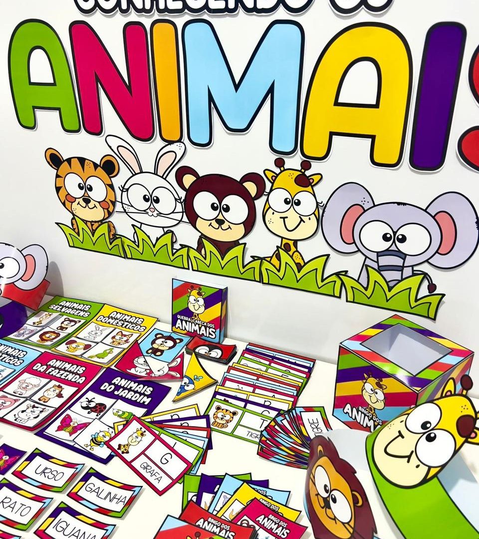 Mundo Animal – Kit de Atividades Educativas com Tema Animais