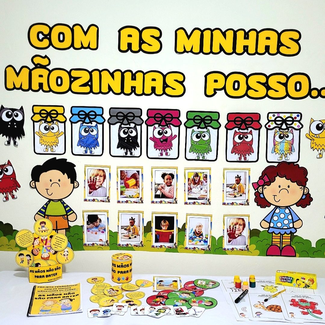 🖐️ Projeto Pedagógico: "Com as Minhas Mãozinhas Eu Posso..." 🧡