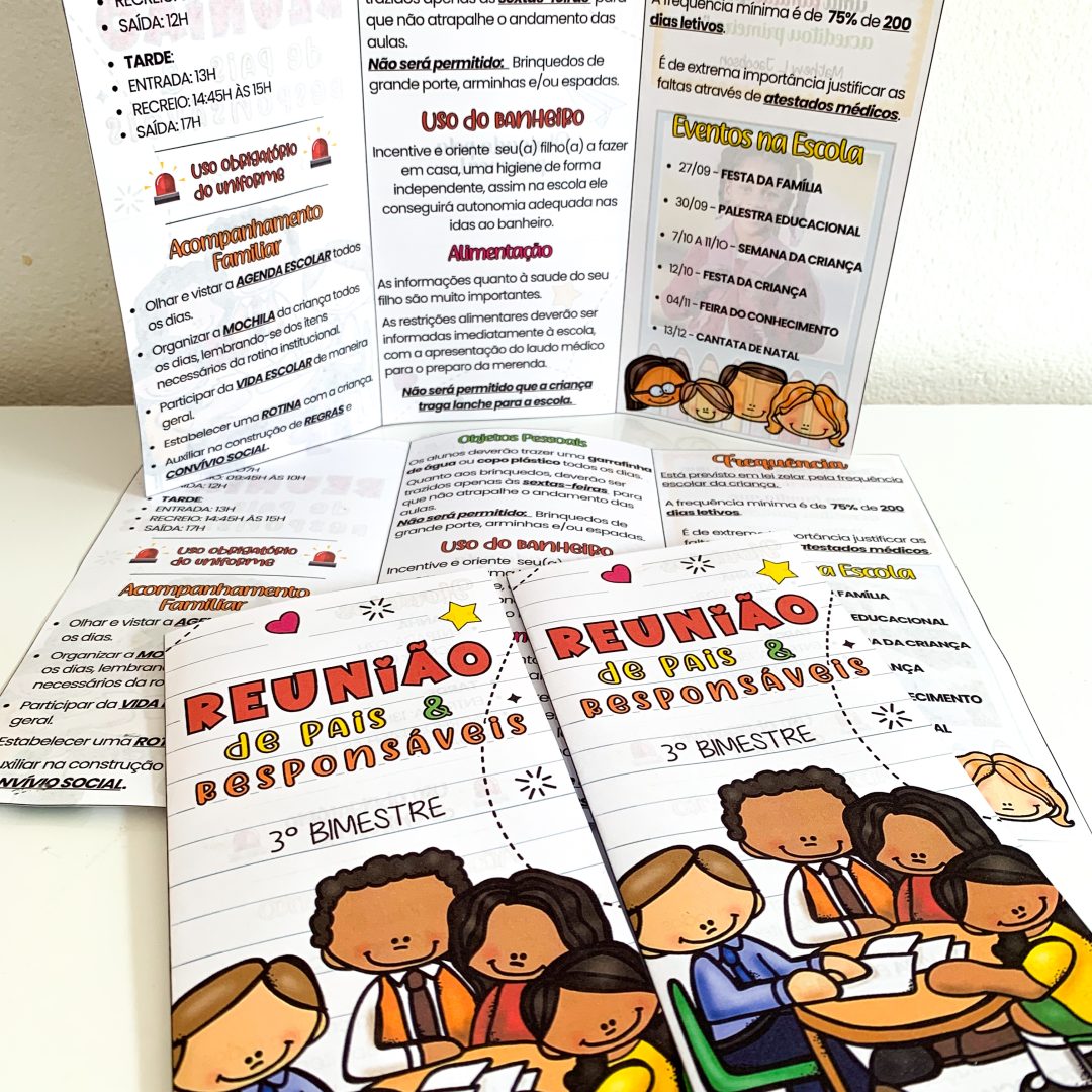 Folder Reunião de Pais