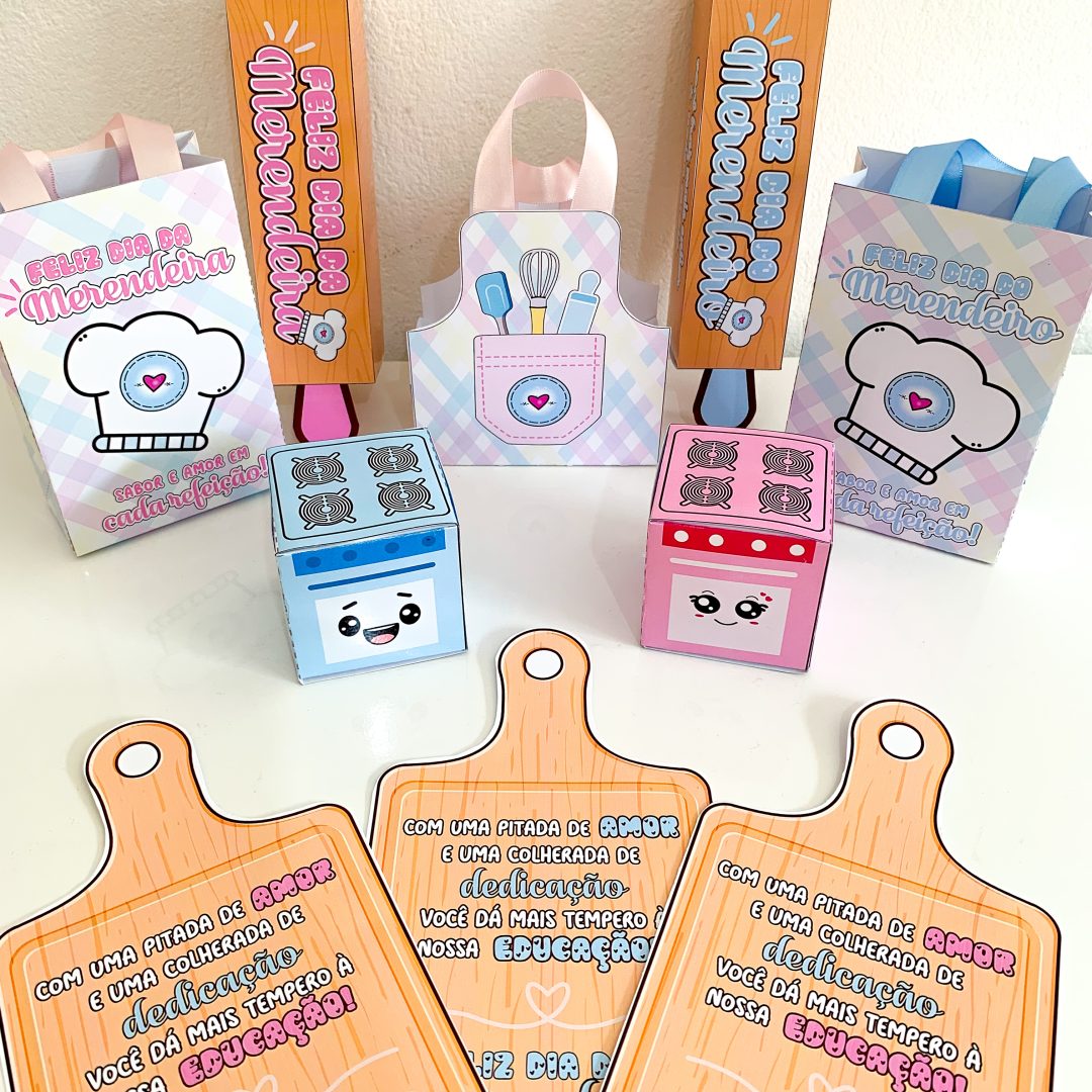 Lembrancinhas Dia da Merendeira/Merendeiro 🍽️