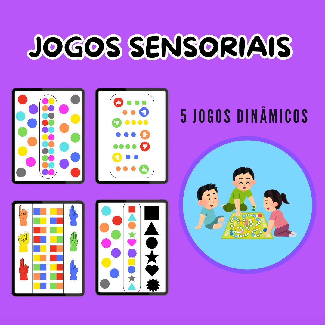 Jogos Sensoriais para Crianças!