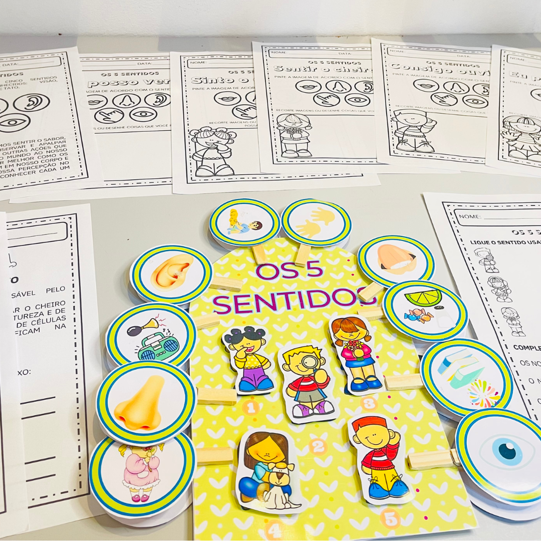 Luva Pedagógica  dos Cinco Sentidos