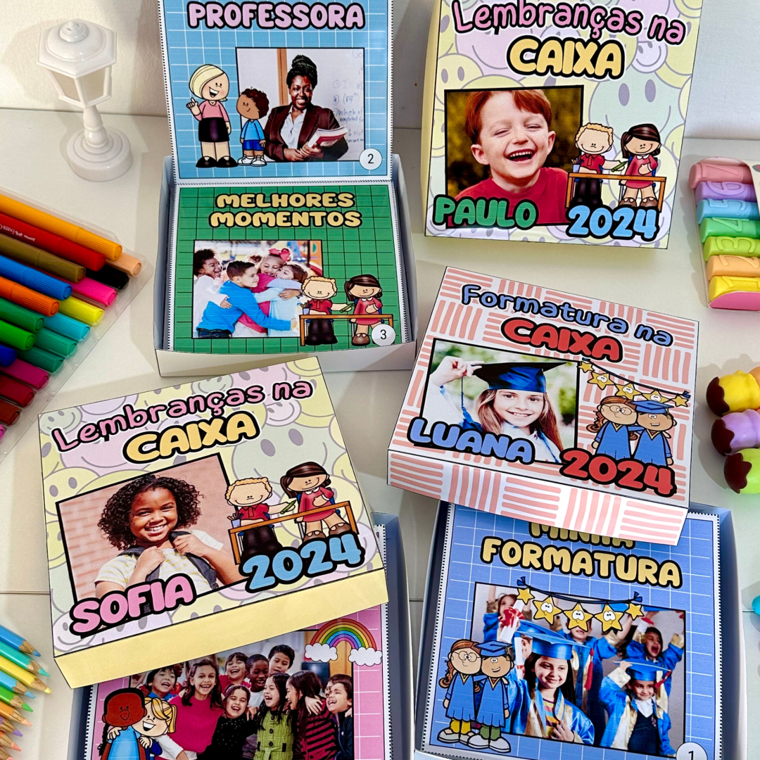🎓 Caixa Criativa: Memórias da Formatura