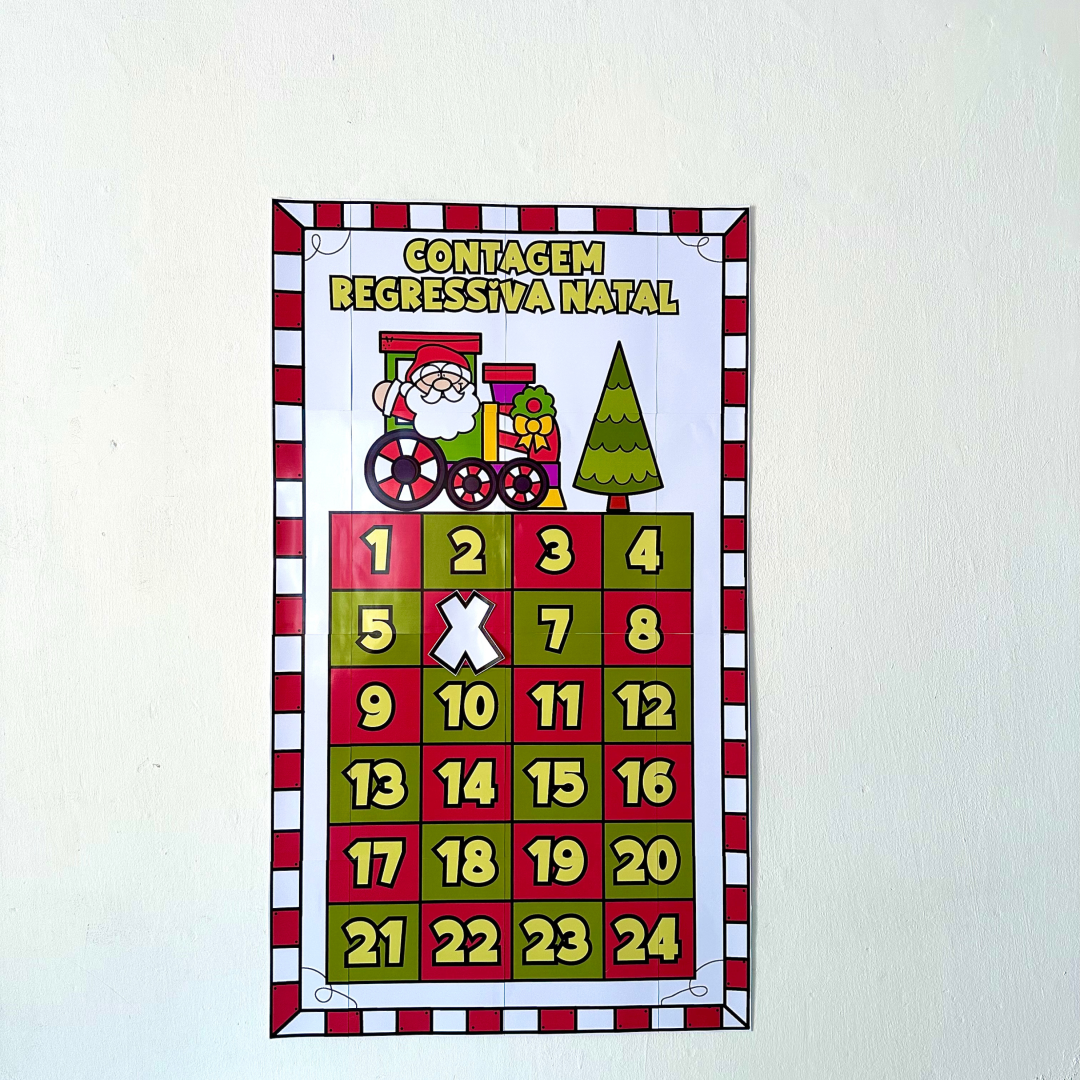 🎅 Painel de Contagem Regressiva para o Natal 🎄