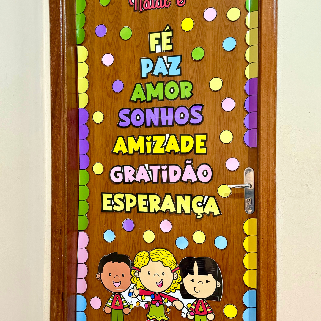Decoração de Porta Tema Natal 🎄