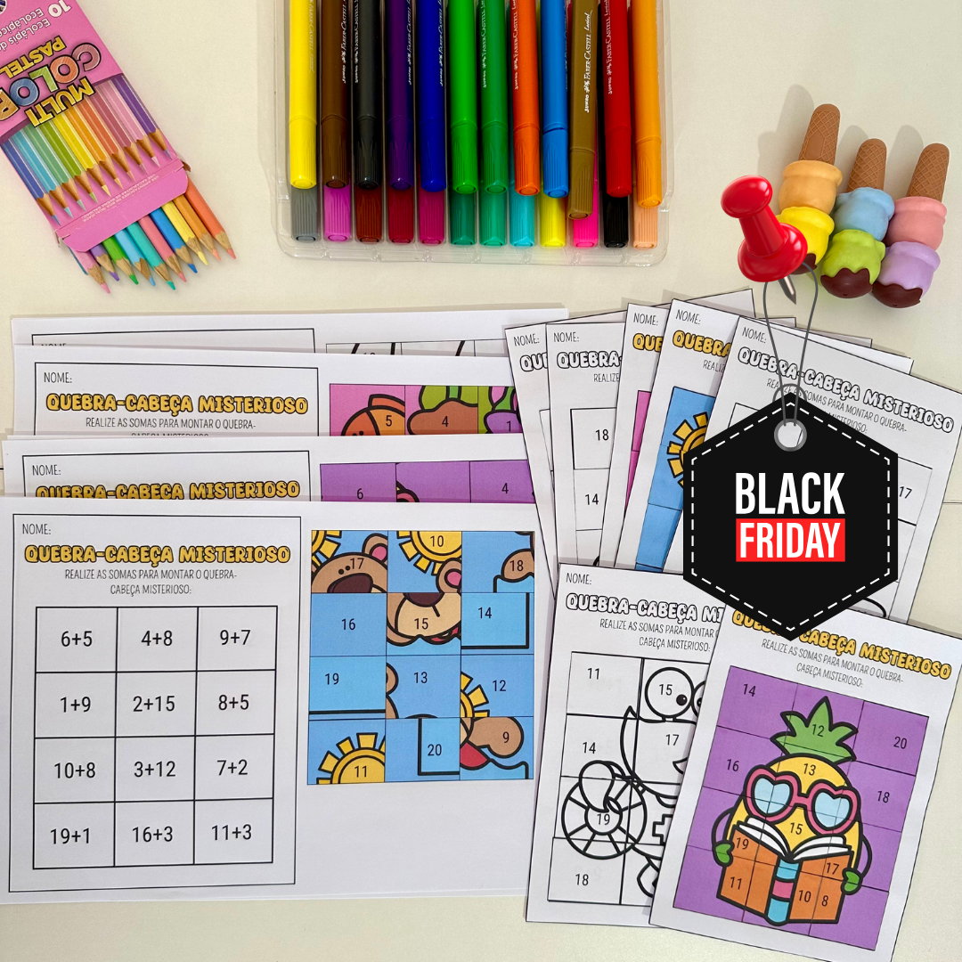Atividade Quebra-cabeça Soma Misteriosa 🧩✨