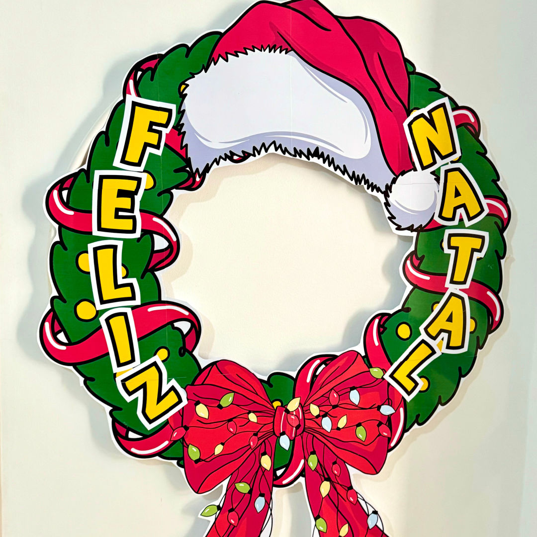 🎄✨ Decoração para Bambolê – Tema "Feliz Natal"