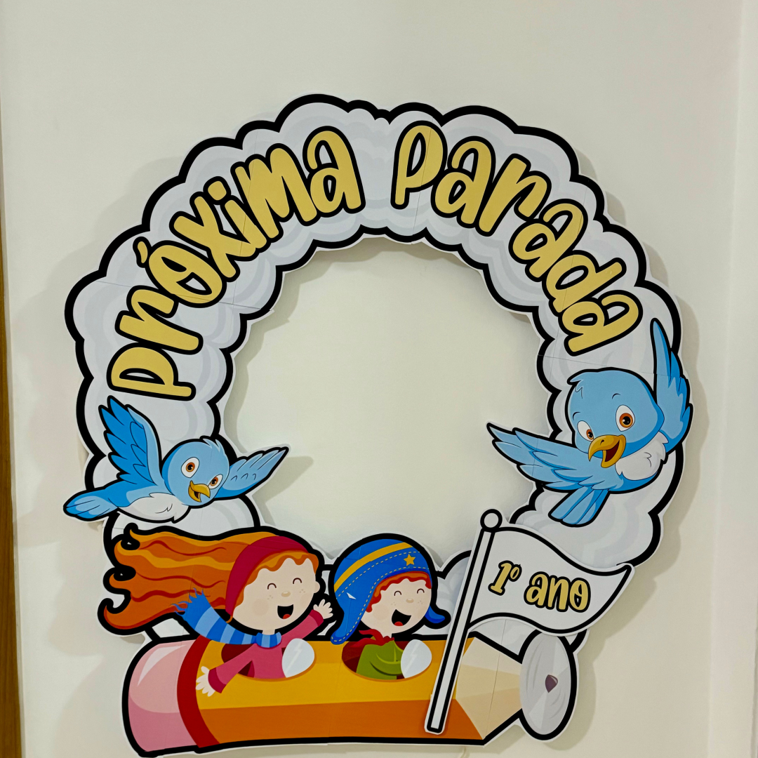 🎯 Decoração para Bambolê - Tema “Próxima Parada” 🚂