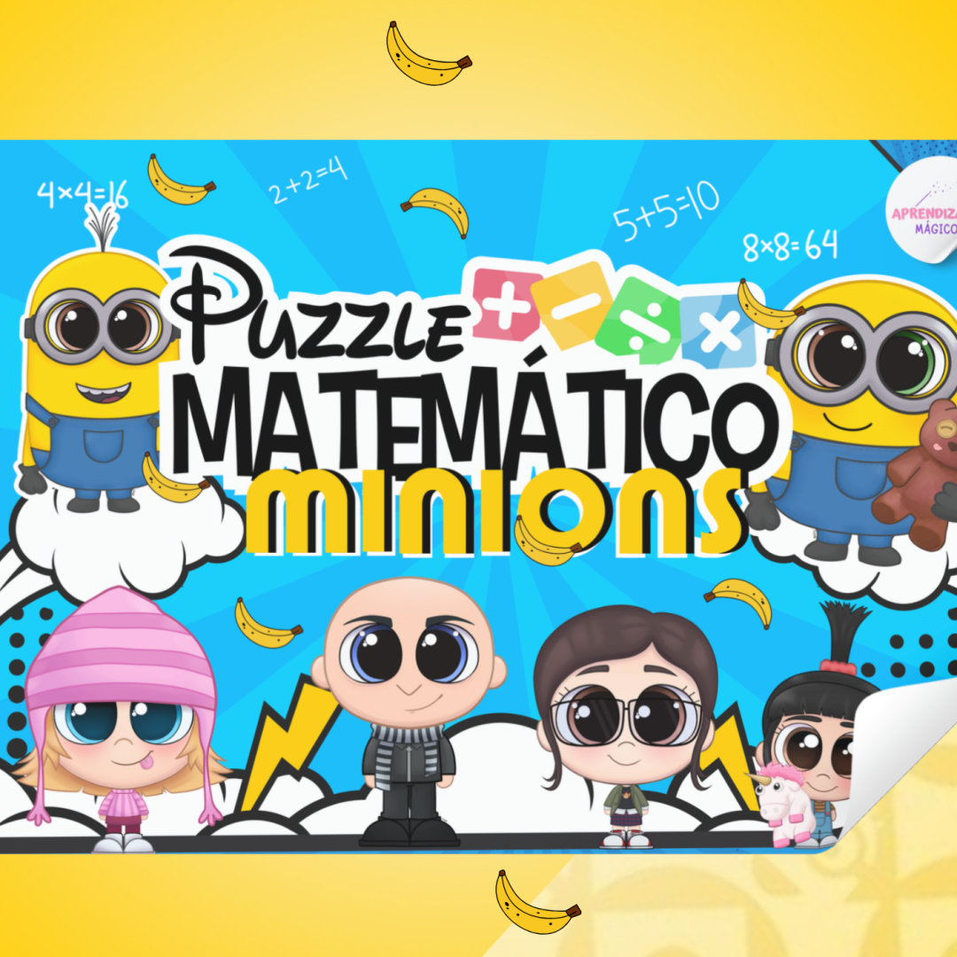 🎬🧩 Puzzle Matemático – Tema Minions