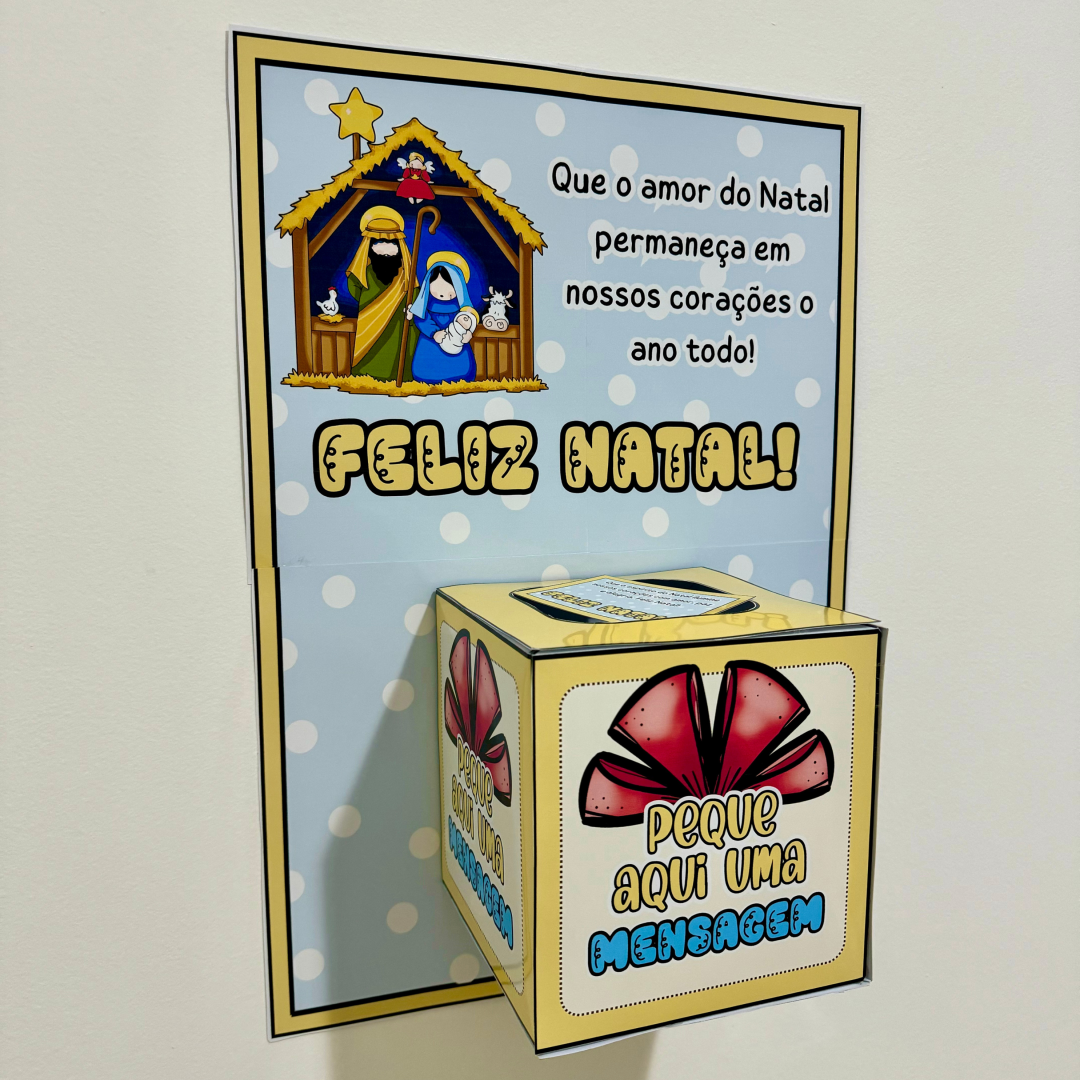 Cartaz "Mensagens de Natal" 🎅✨