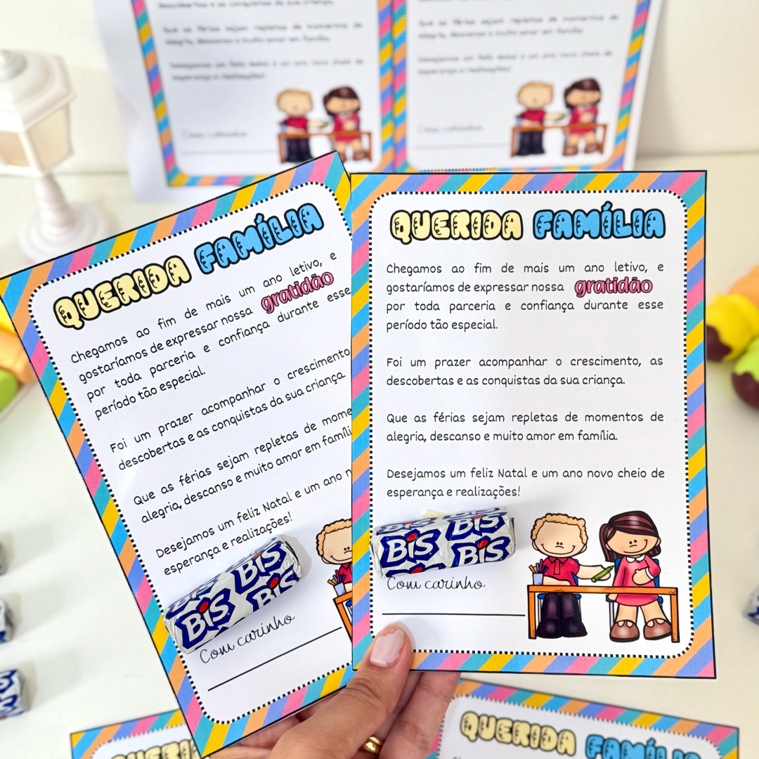 🌟✨ Cartão Editável "Querida Família"