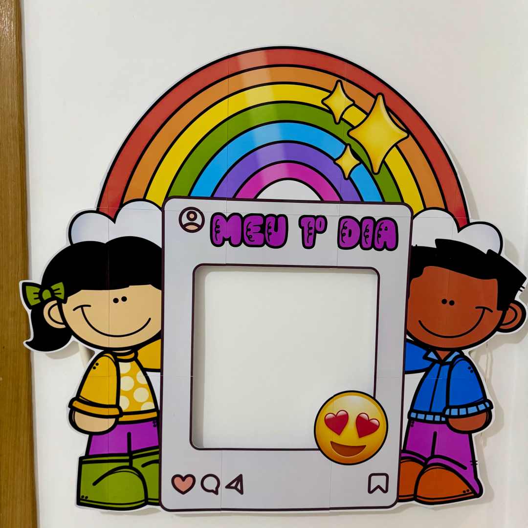 Decoração para Bambolê – Tema “Meu 1º Dia”