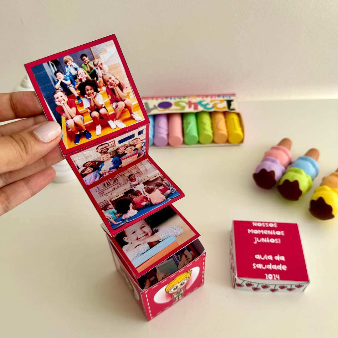 🎁 Caixinha de Fotos Personalizada