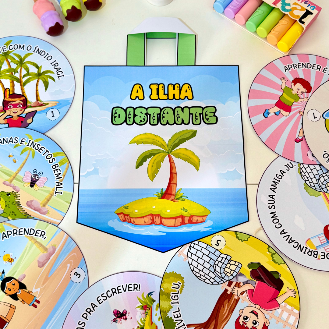 ✨ Sacola para Contação de Histórias: Trabalhando a Vogal I ✨