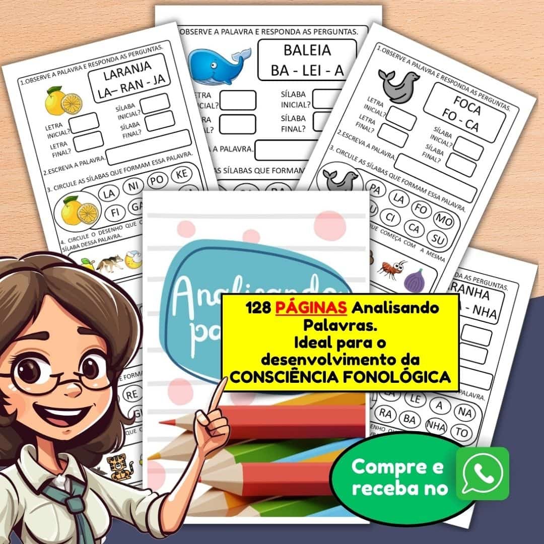 Atividades de Alfabetização em PDF – 128 Páginas para Leitura e Escrita