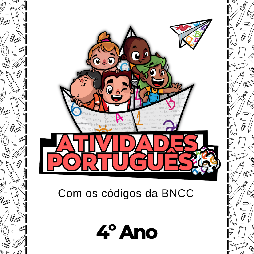 📖 Apostila de Português - 4º Ano ✍️📝 (Alinhadas a BNCC 2025)
