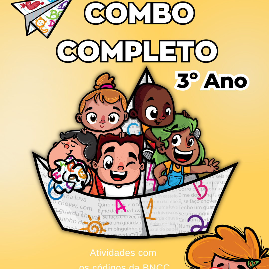Combo de Atividades 3º Ano em PDF – Língua Portuguesa, Matemática, Ciências, Geografia e História