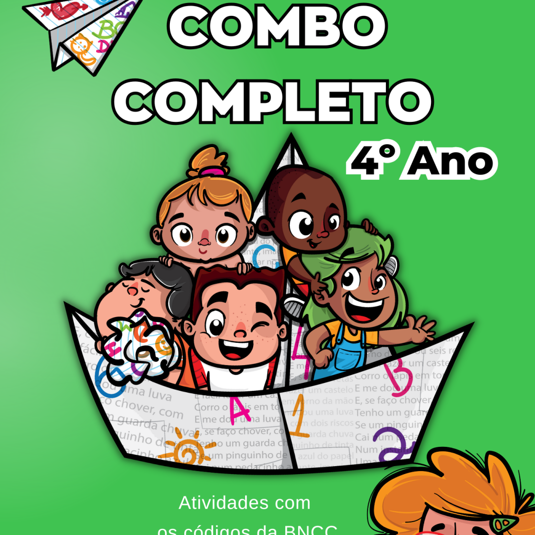 ✨ SUPER COMBO EDUCATIVO – 4º ANO (ALINHADAS A BNCC 2025)✨