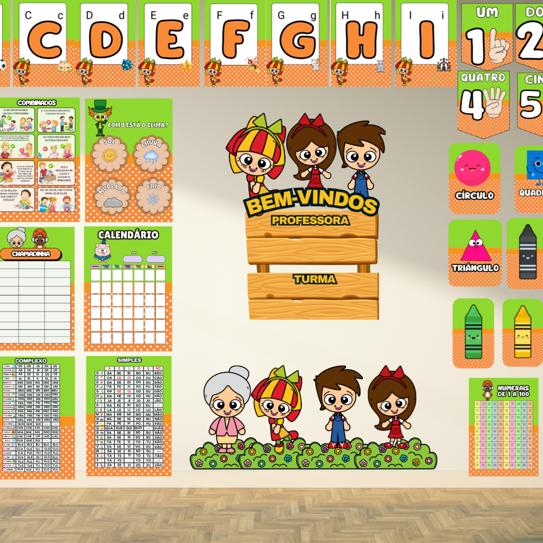 🌟📚 KIT SALA – SÍTIO DO PICA-PAU AMARELO