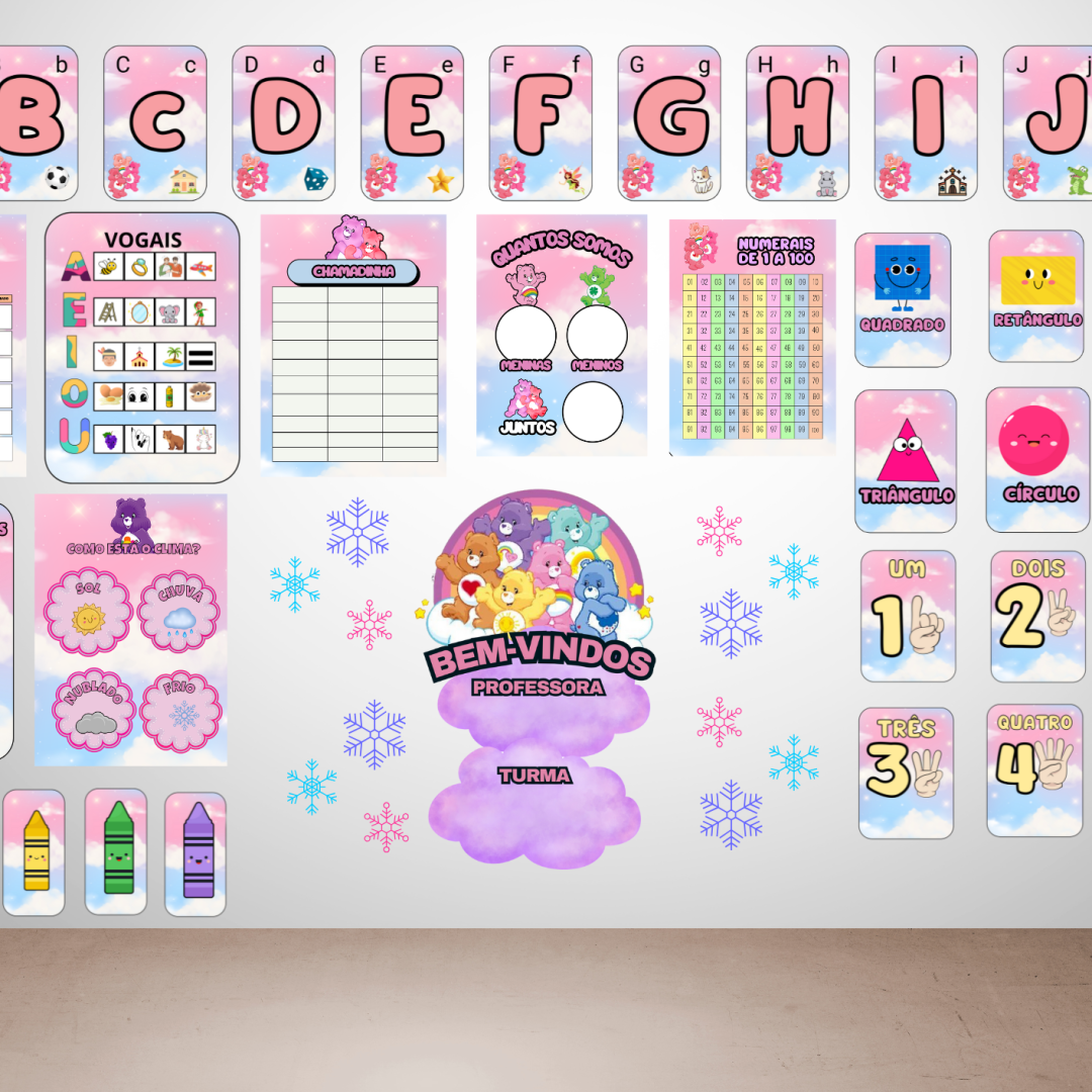 🎀 KIT SALA: Ursinhos Carinhosos 🧸✨