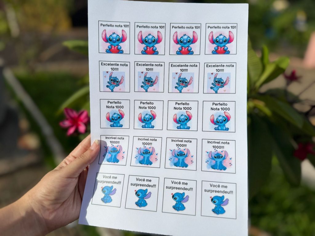 💙 Figurinhas de Incentivo Stitch – Motivação Extra na Correção de ...