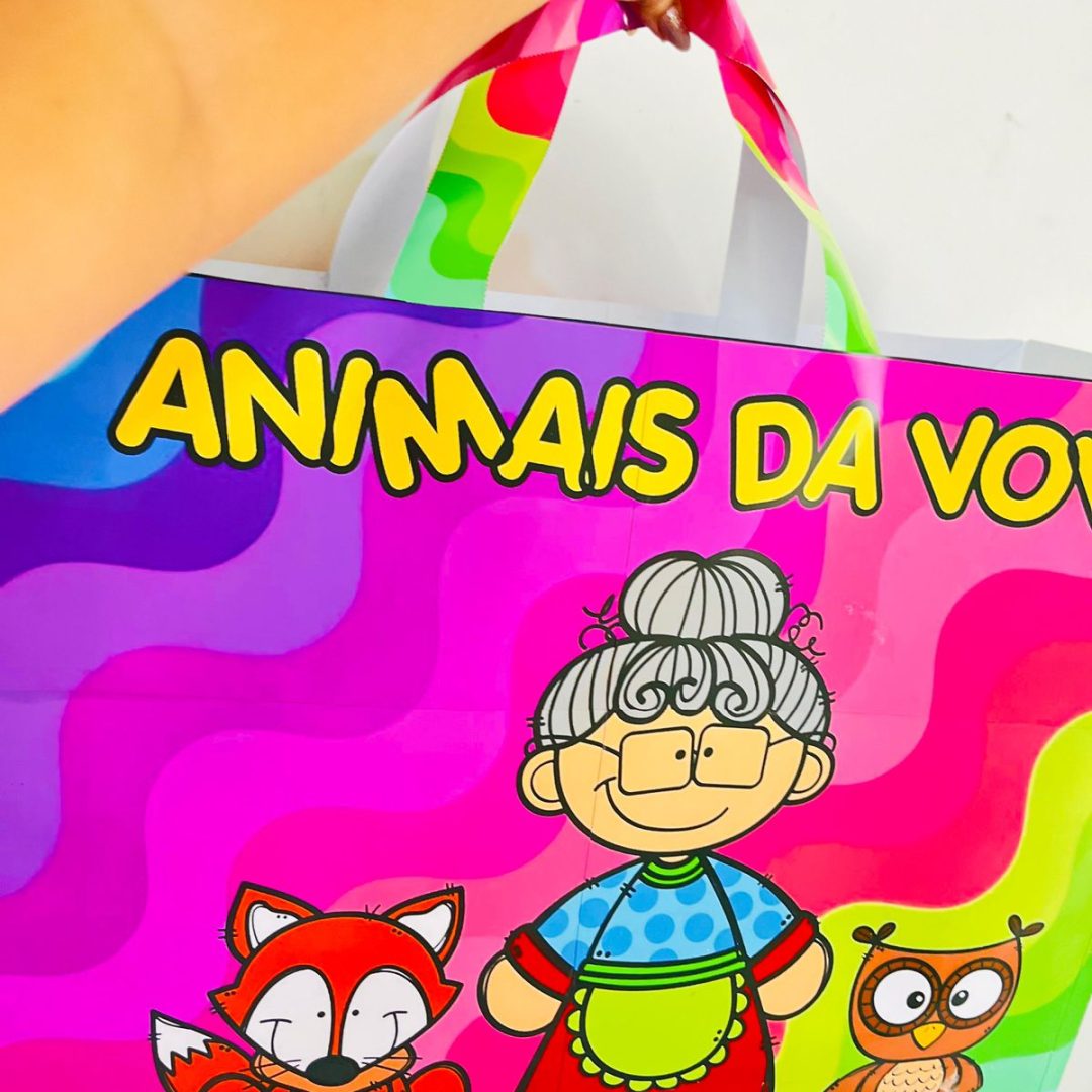 📚✨ Sacola da Leitura – Os Animais da Vovó e o Mistério da Luva Perdida ✨🐾